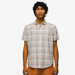 NWT Prana Groveland Shirt Slim Fit Size M Canvas Plaid